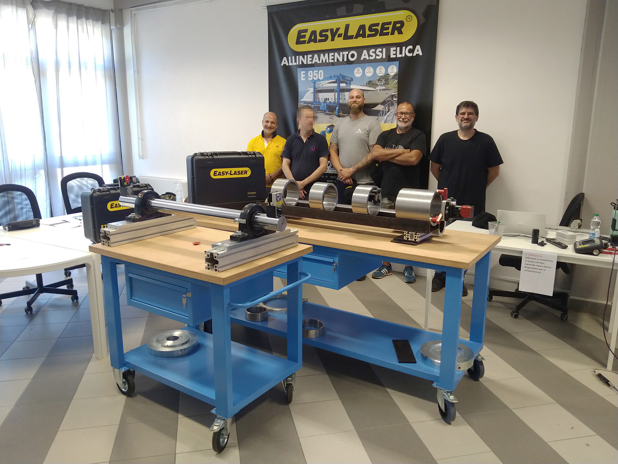 Adriatic Shipyard si  dotata dei sistemi di allineamento Easy-Laser E950 e E710